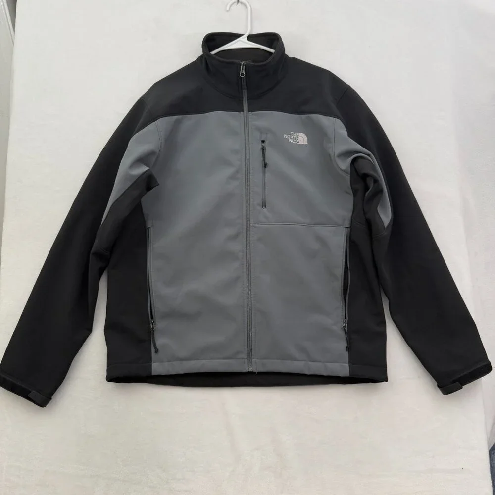 The North Face Apex Brionic 3 Jacket Mens L Mens Gray Softshell Windproof